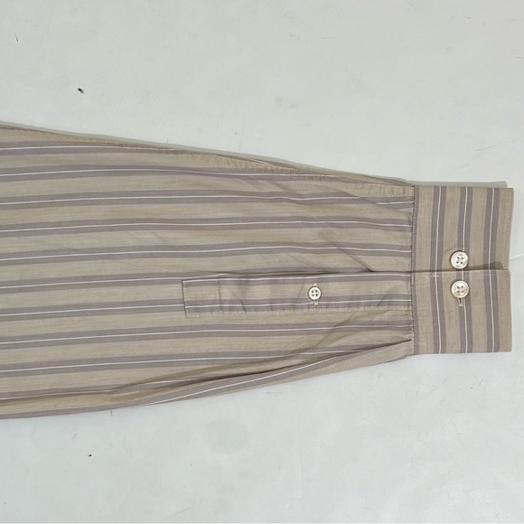 Michael Kors Men’s Button Down Striped Shirt - Picture 6 of 8